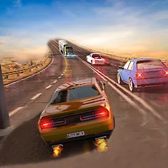 Взлом Car Highway Racing for Speed (Трафик Рейсер Трафик игры)  [МОД Бесконечные монеты] - стабильная версия apk на Андроид