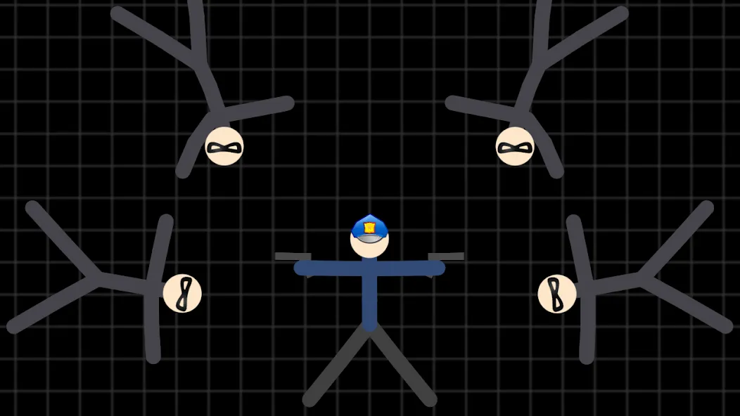 Stickman Warriors (Сткмен Вонсы)  [МОД Все открыто] Screenshot 1