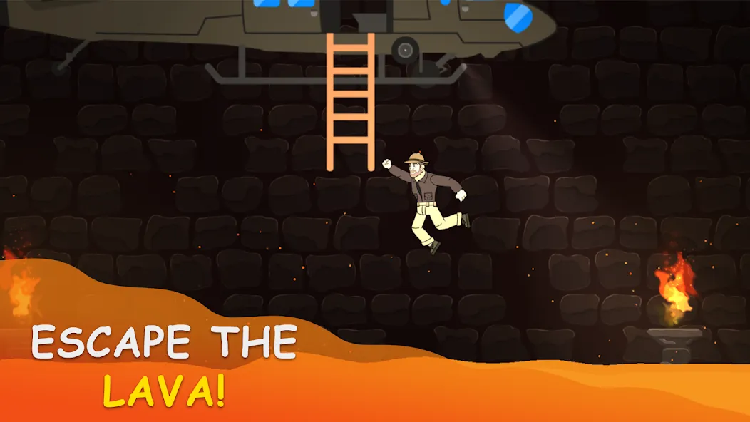 Volcano Escape (Вулканическое бегство)  [МОД Много денег] Screenshot 2