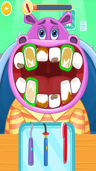 Children's doctor : dentist  [МОД Mega Pack] Screenshot 1