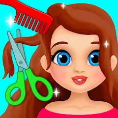 Взломанная Hair salon  [МОД Бесконечные монеты] - полная версия apk на Андроид