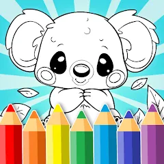 Взломанная Animal coloring pages  [МОД Много монет] - полная версия apk на Андроид