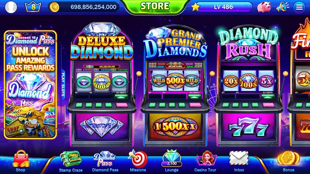 Classic Slots™ - Casino Games (Классические слоты)  [МОД Menu] Screenshot 2