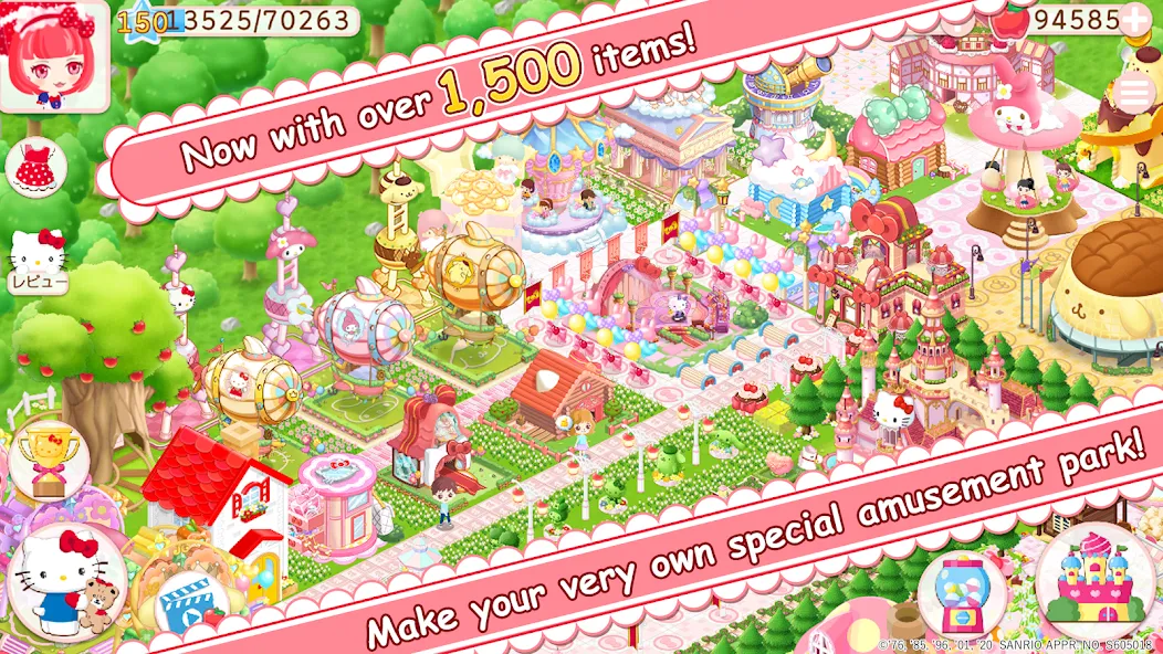 HelloKittyWorld2 Sanrio Kawaii (ХеллоуКиттиВорлд2 Санрио Каваии)  [МОД Меню] Screenshot 2