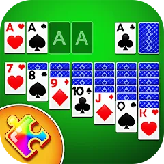 Скачать взлом Solitaire Puzzle : Card Jigsaw (Солитер головоломка)  [МОД Все открыто] - полная версия apk на Андроид