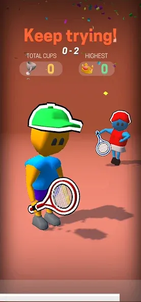 Deuce Hit! (Tennis)  [МОД Бесконечные деньги] Screenshot 2