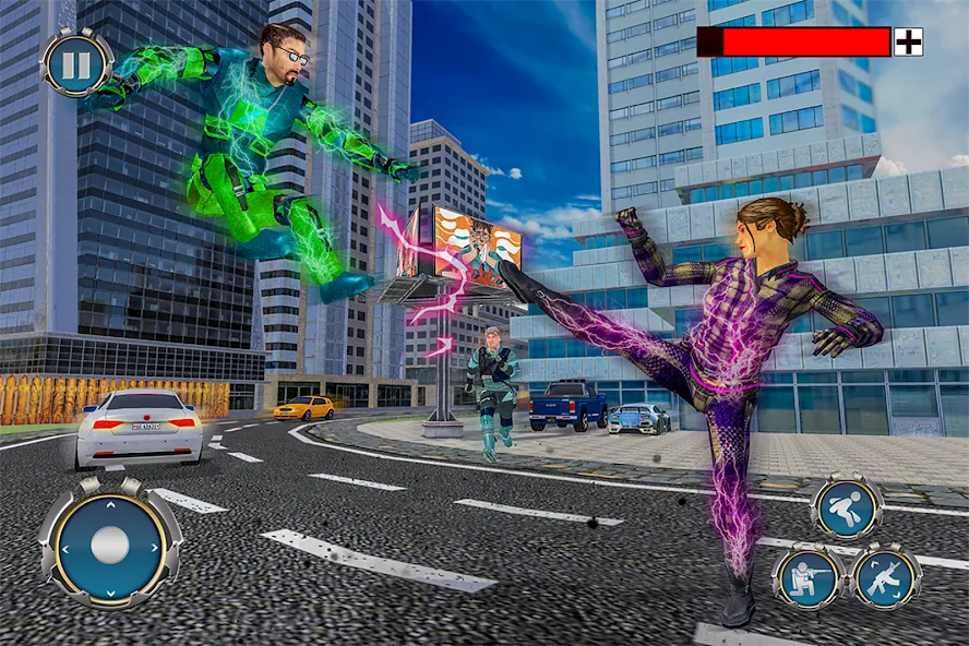 Light Superhero Speed Hero  [МОД Бесконечные деньги] Screenshot 4