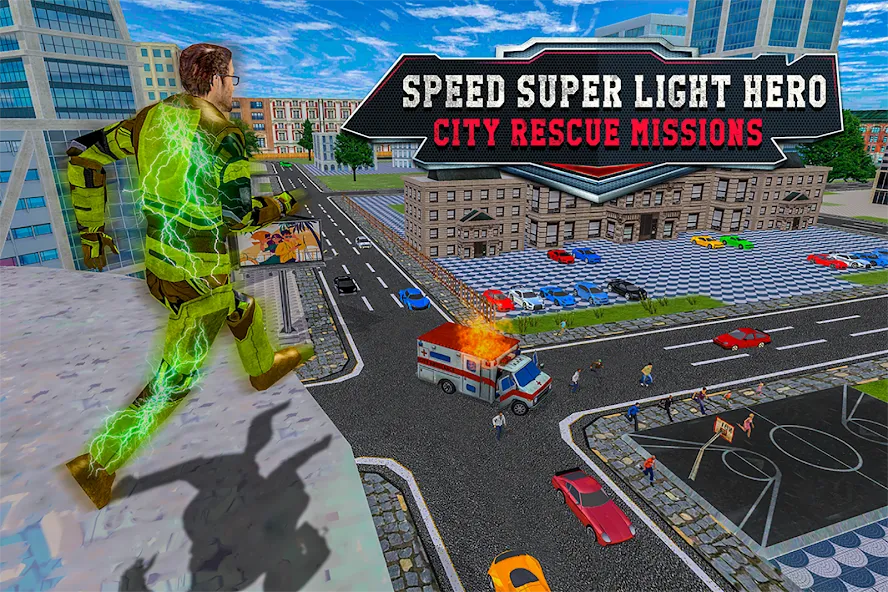 Light Superhero Speed Hero  [МОД Бесконечные деньги] Screenshot 5