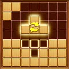 Взломанная Wood Block Puzzle Addictive  [МОД Все открыто] - полная версия apk на Андроид