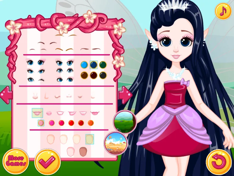 Fairy Dress Up - Girls Games  [МОД Меню] Screenshot 3