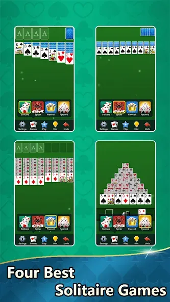 Aged Solitaire Collection  [МОД Много денег] Screenshot 1