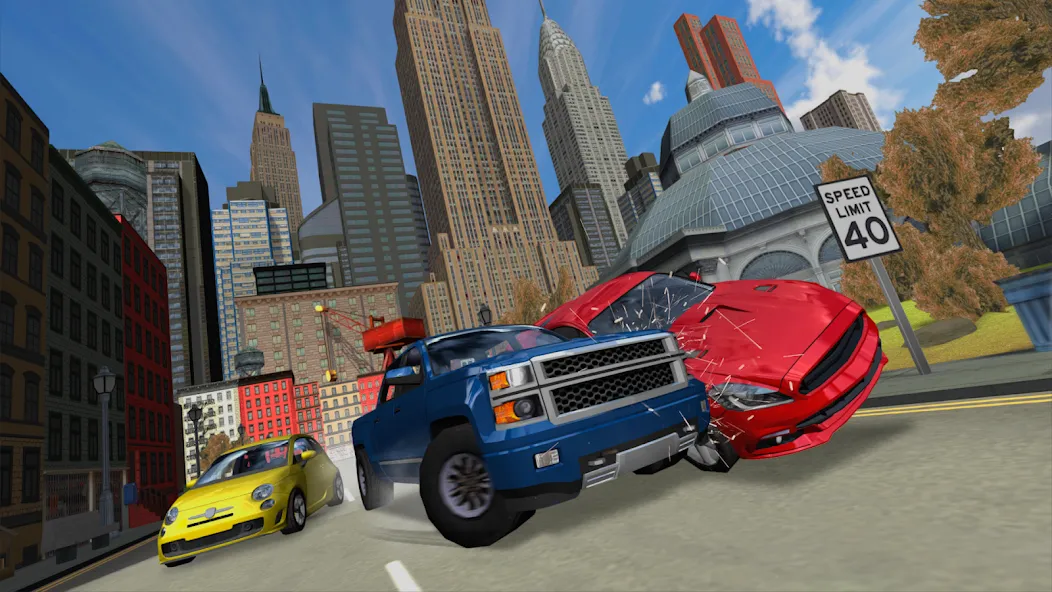 Car Driving Simulator: NY (Симулятор вождения автомобиля)  [МОД Много монет] Screenshot 1