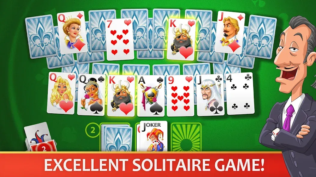 Solitaire Perfect Match  [МОД Меню] Screenshot 1