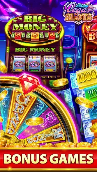 VEGAS Slots by Alisa – Free Fu (Вегас Слоты от Алисы)  [МОД Unlocked] Screenshot 1