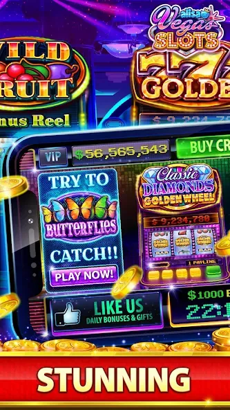 VEGAS Slots by Alisa – Free Fu (Вегас Слоты от Алисы)  [МОД Unlocked] Screenshot 5