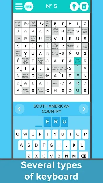 Crossword: Arrowword puzzles  [МОД Бесконечные деньги] Screenshot 2