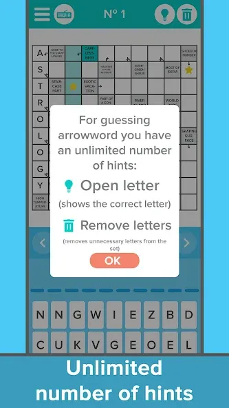 Crossword: Arrowword puzzles  [МОД Бесконечные деньги] Screenshot 4