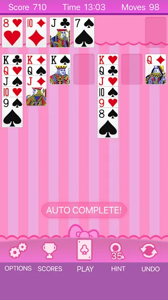 Pink Solitaire (Пинк Солитер)  [МОД Меню] Screenshot 1