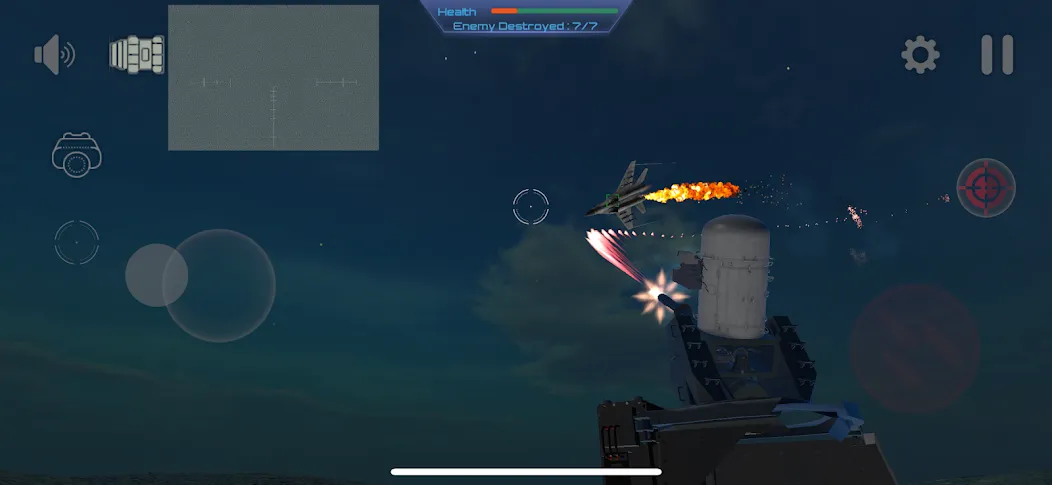 C-RAM Simulator: Air defense  [МОД Бесконечные монеты] Screenshot 1