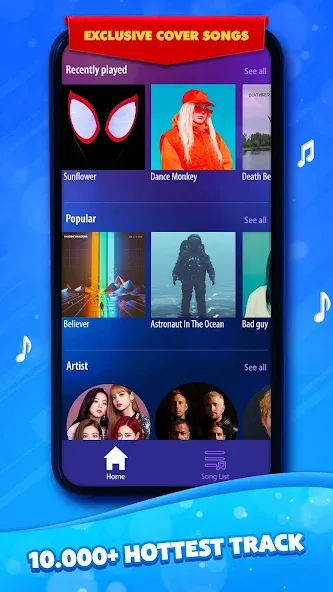 Duet Tiles: Dual Vocal Music (Дуэт Тайлз)  [МОД Menu] Screenshot 1