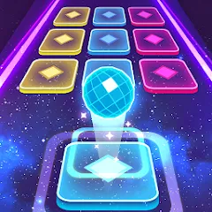 Взломанная Color Hop 3D - Music Game (Цветной Хоп 3D)  [МОД Меню] - стабильная версия apk на Андроид