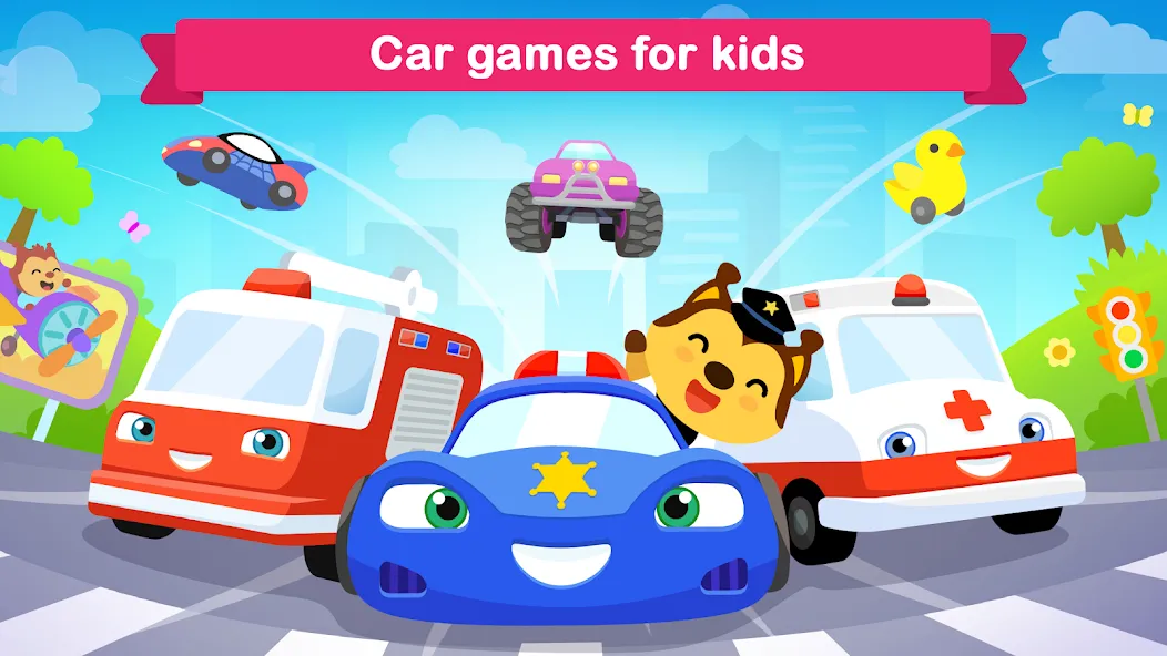 Car games for kids & toddler  [МОД Бесконечные деньги] Screenshot 1