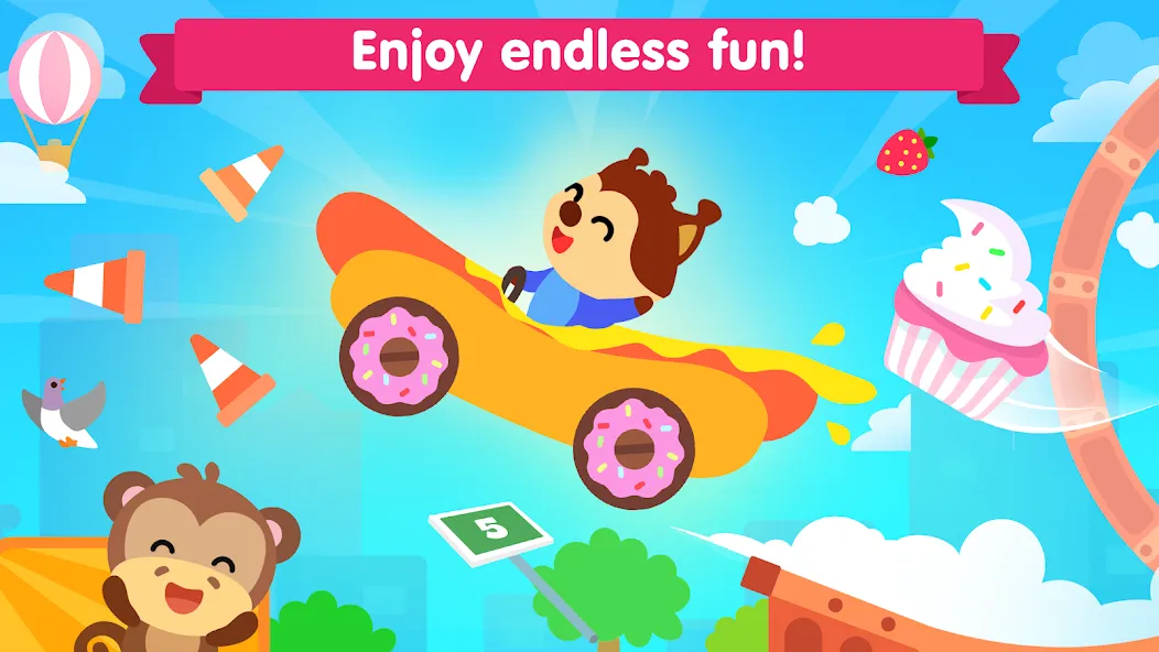 Car games for kids & toddler  [МОД Бесконечные деньги] Screenshot 3