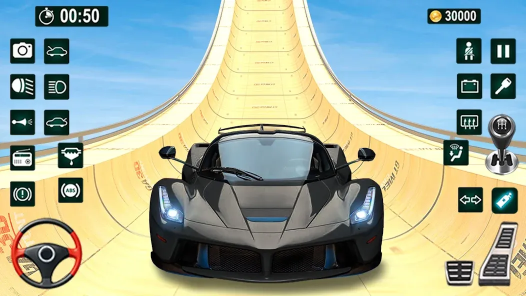 GT Car Stunt 3D: Ramp Car Game  [МОД Mega Pack] Screenshot 2