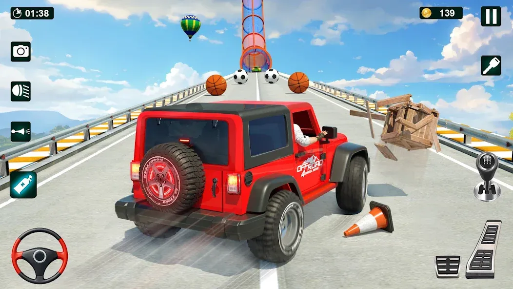 GT Car Stunt 3D: Ramp Car Game  [МОД Mega Pack] Screenshot 3