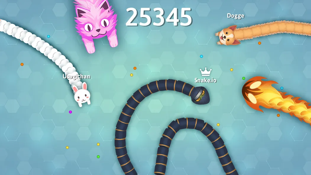 Snake.io - Fun Snake .io Games  [МОД Меню] Screenshot 1