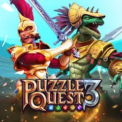 Скачать взломанную Puzzle Quest 3 - Match 3 RPG (Пазл Квест 3)  [МОД Много денег] - последняя версия apk на Андроид