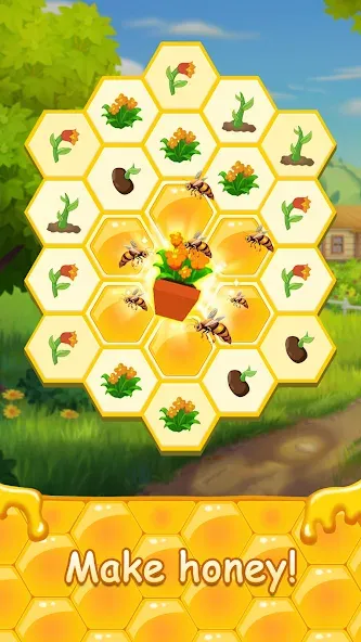 Honey Bottles - merge puzzle (Хани Ботлс)  [МОД Много денег] Screenshot 3