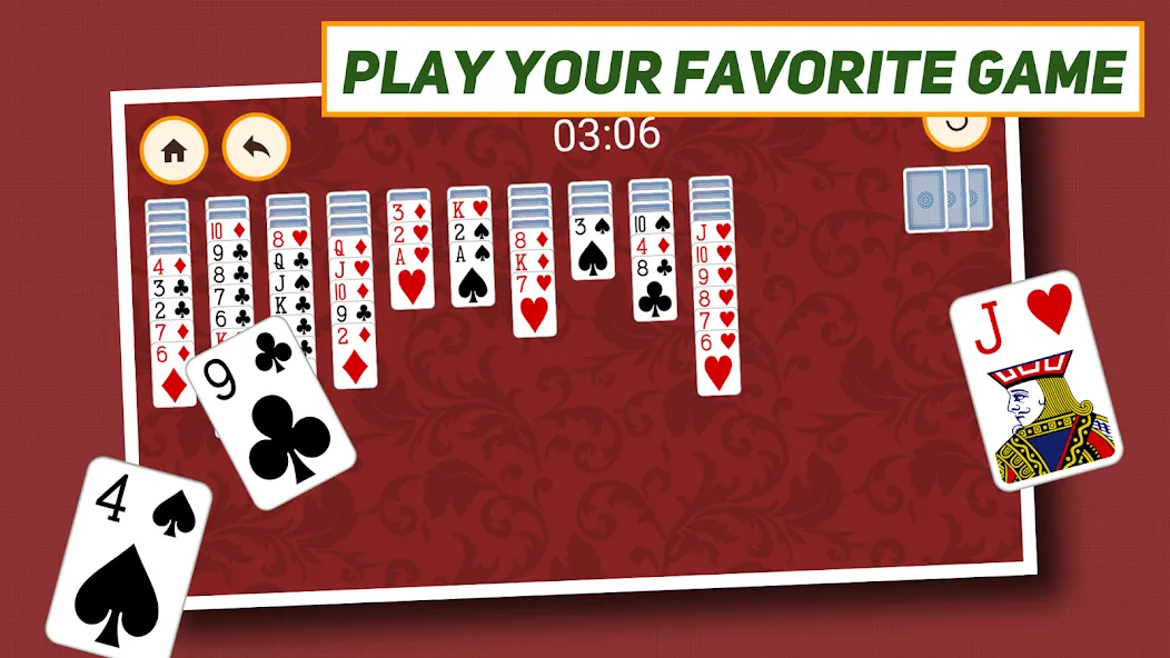 Spider Solitaire: Classic  [МОД Mega Pack] Screenshot 5