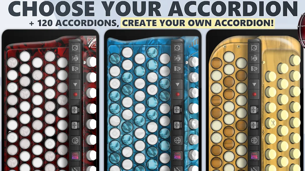 Accordion Chromatic Button (Аккордеон с хроматическими кнопками)  [МОД Бесконечные деньги] Screenshot 2