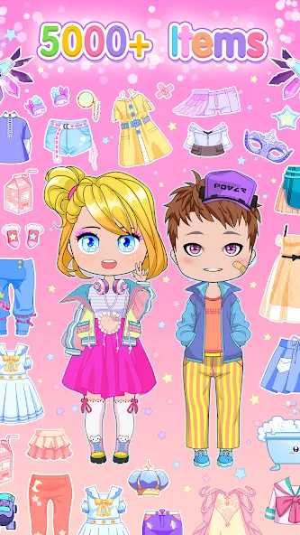 Chibi Doll Dress Up Games  [МОД Menu] Screenshot 3