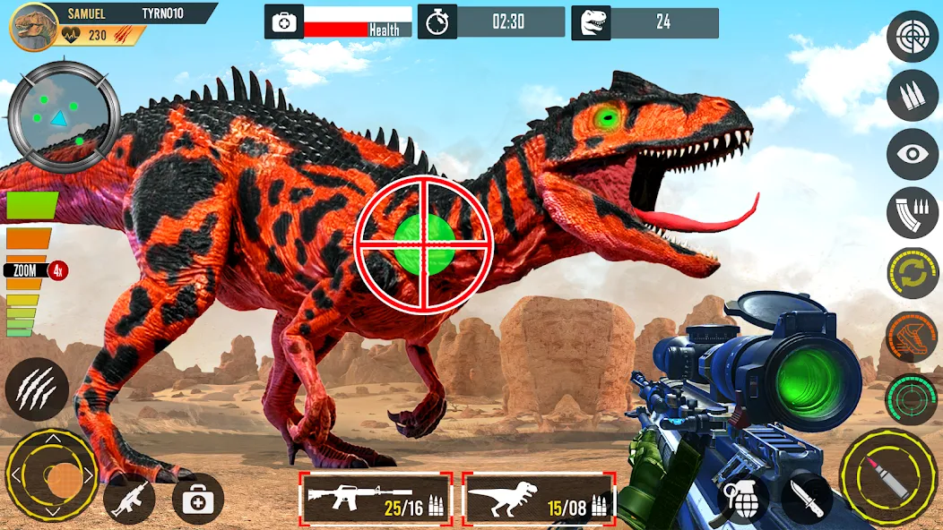 Real Dino Hunting Gun Games (Риал Дино Хантинг Ган Геймс)  [МОД Unlimited Money] Screenshot 1