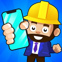 Взлом Idle Smartphone Tycoon Factory (Смартфон Фабрика Айдл Тайкун)  [МОД Mega Pack] - последняя версия apk на Андроид