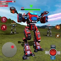 Взломанная Mech Robot Wars - Multi Robot  [МОД Бесконечные деньги] - полная версия apk на Андроид