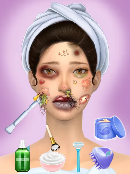 Waxing Spa ASMR Makeover Salon  [МОД Unlocked] Screenshot 1