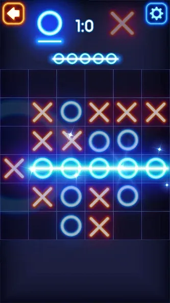 Tic Tac Toe Glow: 2 Players  [МОД Меню] Screenshot 4