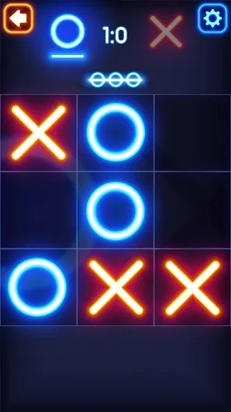 Tic Tac Toe Glow: 2 Players  [МОД Меню] Screenshot 5