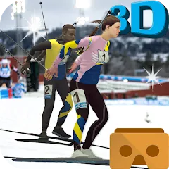Скачать взломанную Biathlon VR (Биатлон )  [МОД Все открыто] - последняя версия apk на Андроид