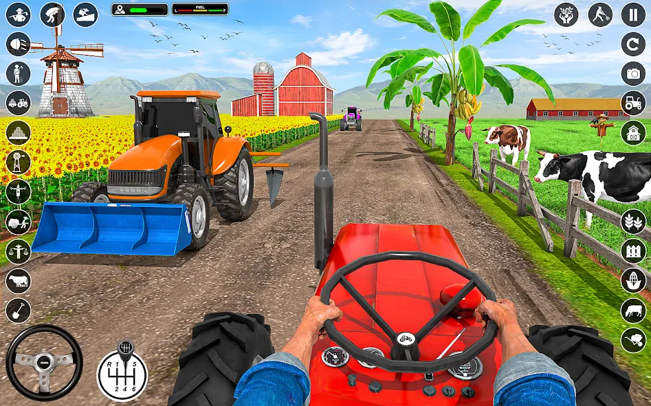 Tractor Farming: Tractor Games (Тракторное хозяйство)  [МОД Все открыто] Screenshot 1