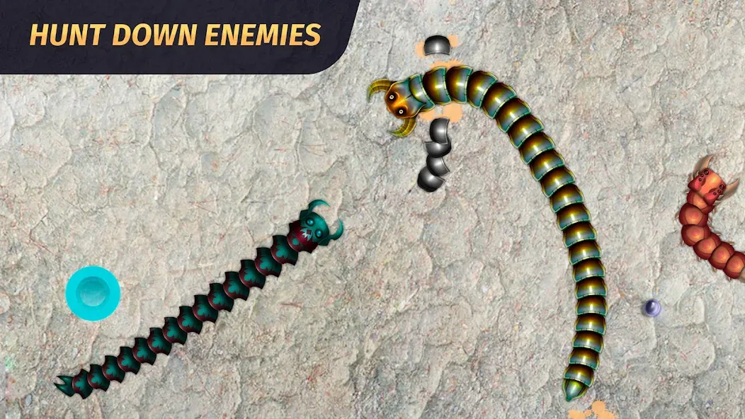 Worm.io - Gusanos Battle  [МОД Unlimited Money] Screenshot 2