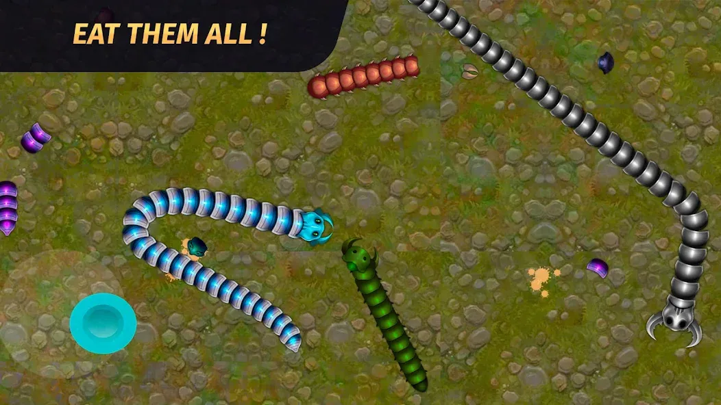 Worm.io - Gusanos Battle  [МОД Unlimited Money] Screenshot 5