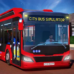 Взлом City Bus Simulator: Bus Games (Риал Сити Бас Симулятор Геймс)  [МОД Много монет] - последняя версия apk на Андроид