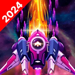 Взломанная Galaxy Attack - Space Shooter (Гэлэкси Атак)  [МОД Unlocked] - стабильная версия apk на Андроид