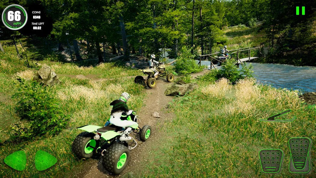 Atv Car Games Bike Offroad 4x4 (ЭиТиВи)  [МОД Много денег] Screenshot 2