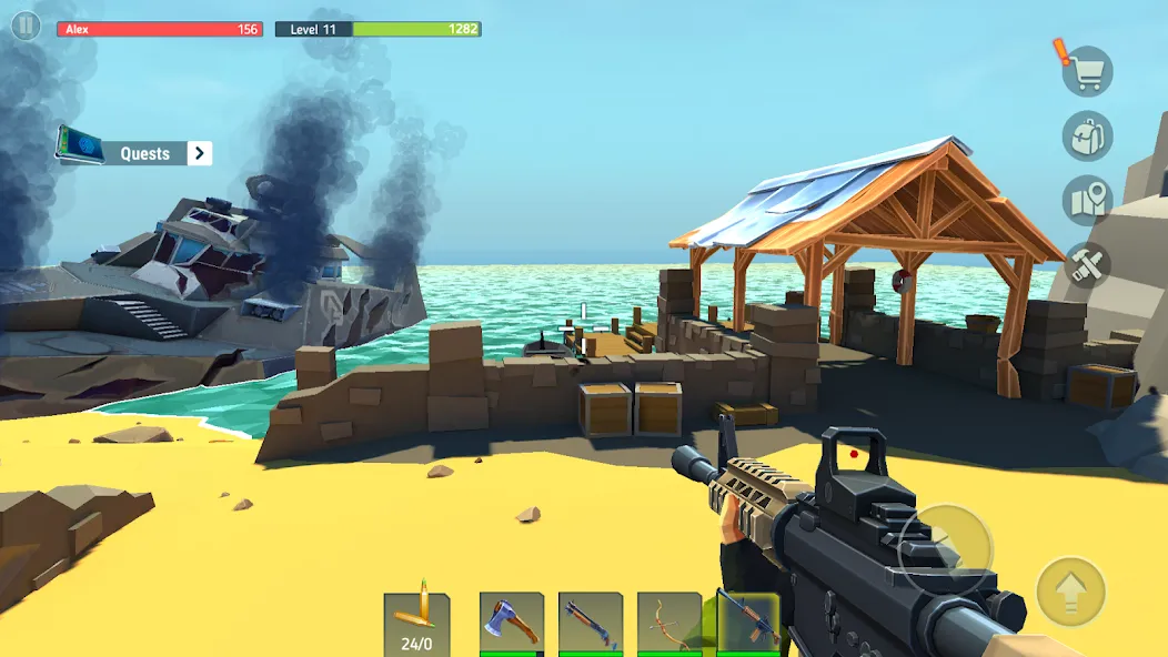 TEGRA: Zombie survival island (Тегра)  [МОД Mega Pack] Screenshot 2