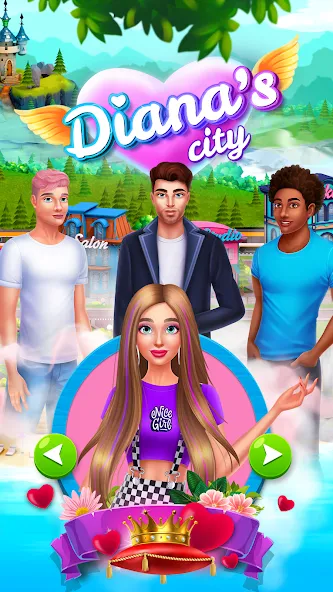 Diana's city-fashion & beauty  [МОД Unlocked] Screenshot 1